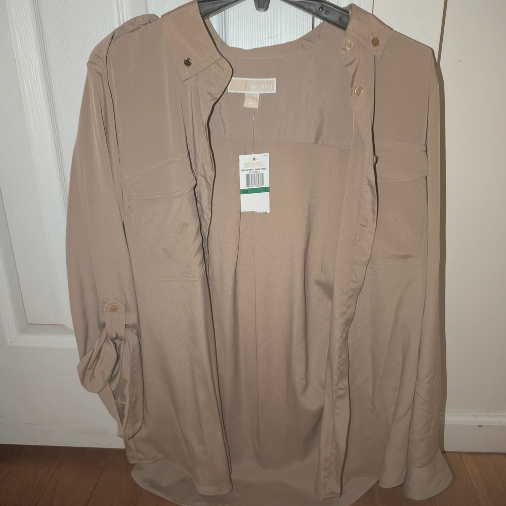 Michael Kors Camel Blouse